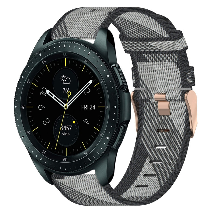 20mm Nylon Woven Watch Band, For Samsung Galaxy Watch Active 2 44mm, For Samsung Galaxy Watch Active 40mm, For Samsung Galaxy Watch 42mm, For Samsung Gear Sport, For Samsung Gear S2 Classic
