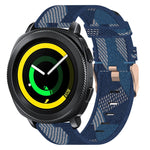 20mm Nylon Woven Watch Band, For Samsung Galaxy Watch Active 2 44mm, For Samsung Galaxy Watch Active 40mm, For Samsung Galaxy Watch 42mm, For Samsung Gear Sport, For Samsung Gear S2 Classic