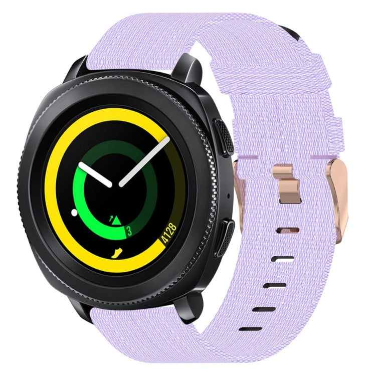 20mm Nylon Woven Watch Band, For Samsung Galaxy Watch Active 2 44mm, For Samsung Galaxy Watch Active 40mm, For Samsung Galaxy Watch 42mm, For Samsung Gear Sport, For Samsung Gear S2 Classic