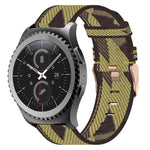 20mm Nylon Woven Watch Band, For Samsung Galaxy Watch Active 2 44mm, For Samsung Galaxy Watch Active 40mm, For Samsung Galaxy Watch 42mm, For Samsung Gear Sport, For Samsung Gear S2 Classic