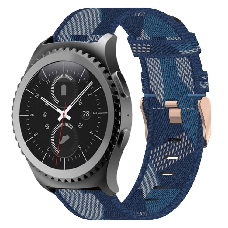 20mm Nylon Woven Watch Band, For Samsung Galaxy Watch Active 2 44mm, For Samsung Galaxy Watch Active 40mm, For Samsung Galaxy Watch 42mm, For Samsung Gear Sport, For Samsung Gear S2 Classic