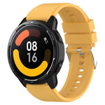 Protruding Head Silicone Strap Silver Buckle, For Samsung Galaxy Watch Heart-L 20mm, For Samsung Galaxy Watch4 40mm/44mm 20mm, For Samsung Galaxy Watch4 Classic 42mm/46mm 20mm, For Samsung Galaxy Watch3 41mm 20mm