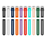 20mm Silicone Twill Watch Band, For Garmin Forerunner 55, For Garmin Venu, For Garmin Venu SQ, For Garmin Vivomove 3