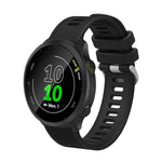 20mm Silicone Twill Watch Band, For Garmin Forerunner 55, For Garmin Venu, For Garmin Venu SQ, For Garmin Vivomove 3
