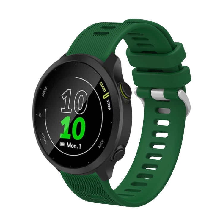 20mm Silicone Twill Watch Band, For Samsung Galaxy Watch 4 40mm, For Samsung Galaxy Watch 4 44mm, For Samsung  Galaxy Watch 4 Classic 42mm, For Samsung  Galaxy Watch 4 Classic 46mm
