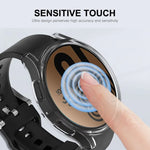 For Samsung Galaxy Watch5 44mm ENKAY Hat-Prince Full Coverage Electroplated Soft TPU Case