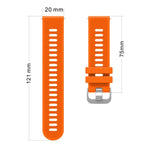 20mm Twill Solid Color Silicone Watch Band, For Samsung Galaxy Watch4 44mm, For Samsung Galaxy Watch4 Classic 46mm, For Samsung Galaxy Watch4 Classic 42mm, For Samsung Galaxy Watch Active 2
