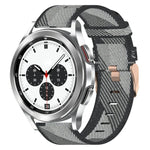 20mm Nylon Woven Watch Band, For Samsung Galaxy Watch4 Classic 42mm, For Samsung Galaxy Watch Active 2
