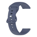 20mm Butterfly Buckle Solid Color Silicone Watch Band, For Samsung Galaxy Watch 4 44mm, For Samsung Galaxy Watch 4 Classic 46mm, For Samsung Galaxy Watch 4 Classic 42mm, For Samsung Galaxy Watch Active 2