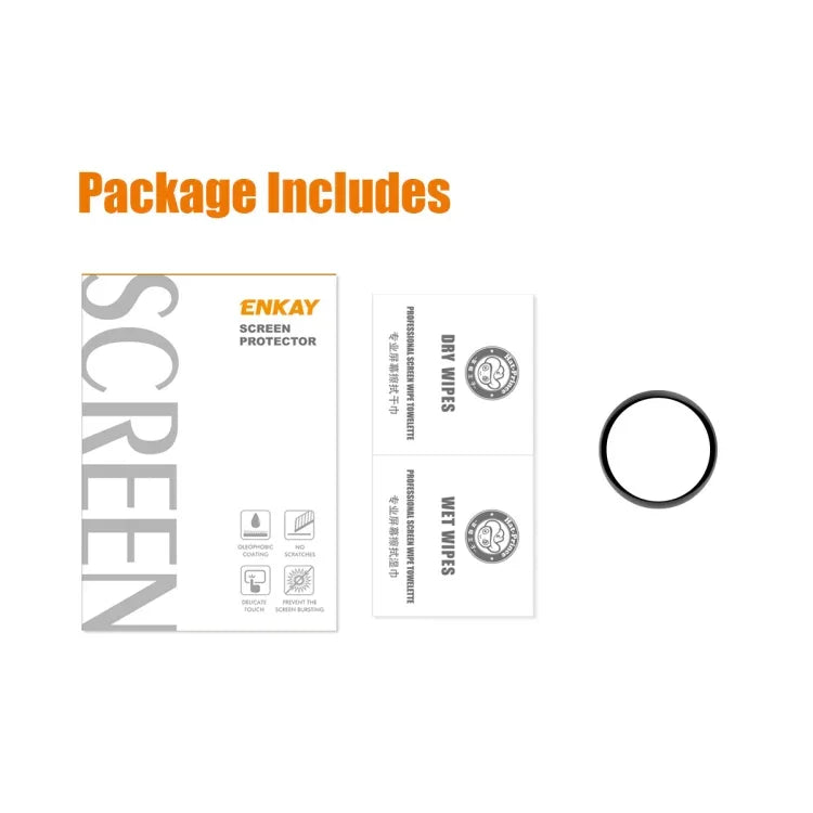 For Samsung Galaxy Watch5 44mm ENKAY 3D Full Coverage PC + PMMA HD Screen Protector Film, 1 PCS, 2 PCS, 5 PCS, 10 PCS