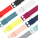 20mm Solid Color Soft Silicone Watch Band, For Garmin Forerunner 645 Music