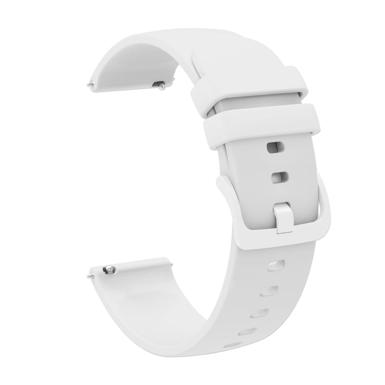 20mm Solid Color Soft Silicone Watch Band, For Samsung Gear S2 Classic, For Samsung Galaxy Watch Active 2 40mm