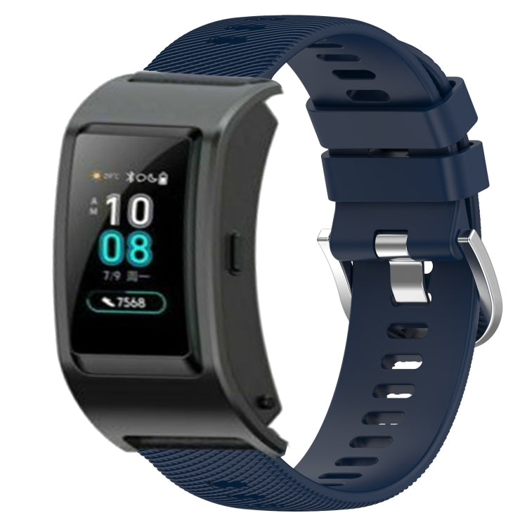 18mm Solid Color Silicone Watch Band, For Huawei Band B5, For Honor S1
