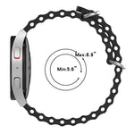 22mm Ocean Style Silicone Solid Color Watch Band, For Samsung Galaxy Watch3 45mm, For Samsung Galaxy Watch 46mm, For Samsung Gear S3 Classic, For Samsung Gear S3 Frontier