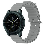 20mm Ocean Style Silicone Solid Color Watch Band, For Samsung Galaxy Watch Active 2 44mm, For Samsung Galaxy Watch 42mm
