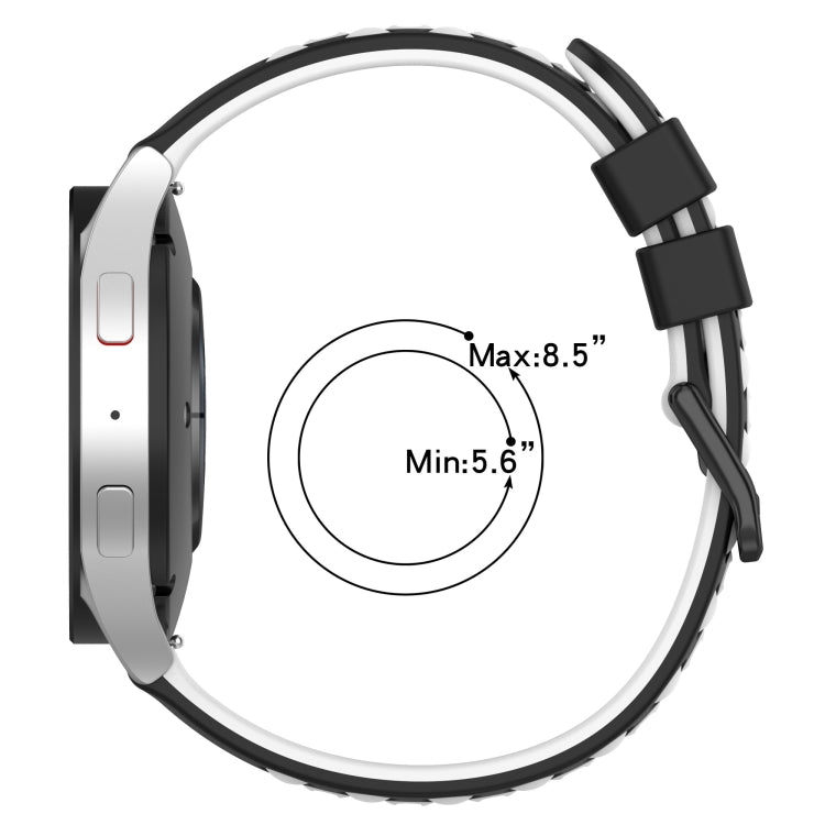 22mm Two-Color Porous Silicone Watch Band, For Amazfit 3, For Amazfit GTR 47mm