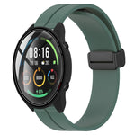 22mm Solid Color Magnetic Clasp Silicone Watch Band, For Xiaomi MI Watch Color
