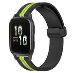 20mm Folding Magnetic Clasp Silicone Watch Band, For Garmin Garminmove Style, For Garmin Forerunner 645 Music, For Garmin Forerunner Sq2, For Garmin Forerunner Sq2 Music