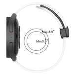 20mm Folding Magnetic Clasp Silicone Watch Band, For Amazfit GTS 4, For Amazfit GTS 3, For Amazfit GTS 2 Mini, For Amazfit GTS 2