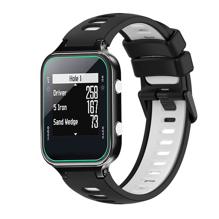 Two-Color Silicone Watch Band, For Garmin Approach S20, For Garmin Approach S5, For Garmin Approach S6