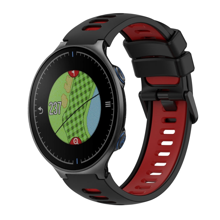 Two-Color Silicone Watch Band, For Garmin Approach S20, For Garmin Approach S5, For Garmin Approach S6
