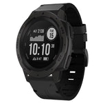 22mm Leather Steel Buckle Watch Band, For Garmin Fenix 5 Plus, For Garmin Instinct