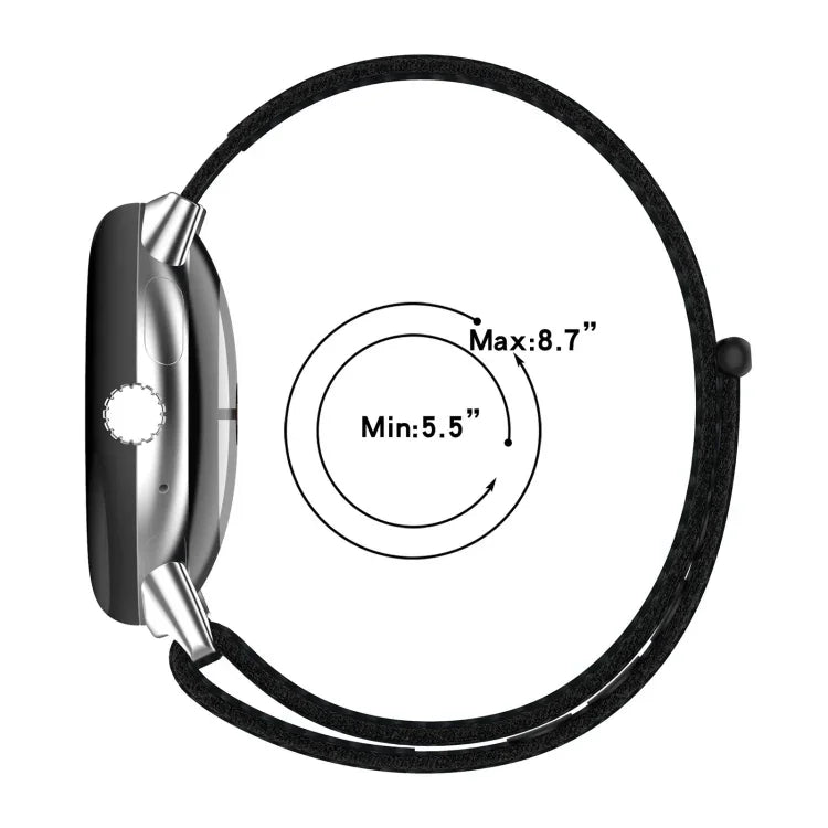 Nylon Weave Watch Band, For Google Pixel Watch 4 / 3 / 2 / 1 41mm