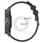 20mm Concave Striped Slicone Watch Band, For Amazfit GTS 2, For Amazfit GTS, For Amazfit GTR 42mm, For Amazfit Pop Pro