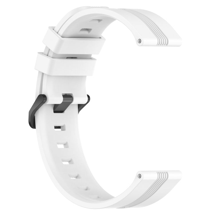 20mm Concave Striped Slicone Watch Band, For Samsung Galaxy Watch5 44mm, For Samsung Galaxy Watch 6 Classic 47mm, For Samsung Galaxy Watch5 40mm, For Samsung Galaxy Watch5 Pro 45mm