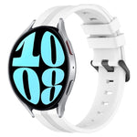 20mm Concave Striped Slicone Watch Band, For Samsung Galaxy Watch Active 2 40mm, For Samsung Galaxy Watch Active 2 44mm, For Samsung Galaxy Watch 42mm, For Samsung Galaxy Watch 6 44mm