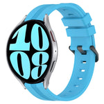 20mm Concave Striped Slicone Watch Band, For Samsung Galaxy Watch Active 2 40mm, For Samsung Galaxy Watch Active 2 44mm, For Samsung Galaxy Watch 42mm, For Samsung Galaxy Watch 6 44mm