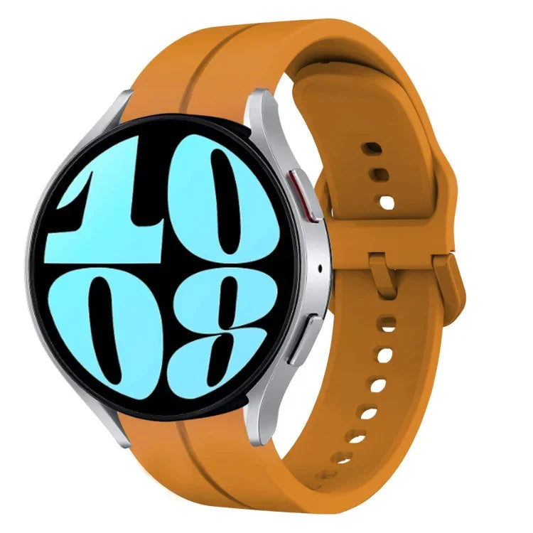 20mm Loop Silicone Watch Band, For Samsung Galaxy Watch 6 40mm, For Samsung Galaxy Watch 6 Classic 43mm