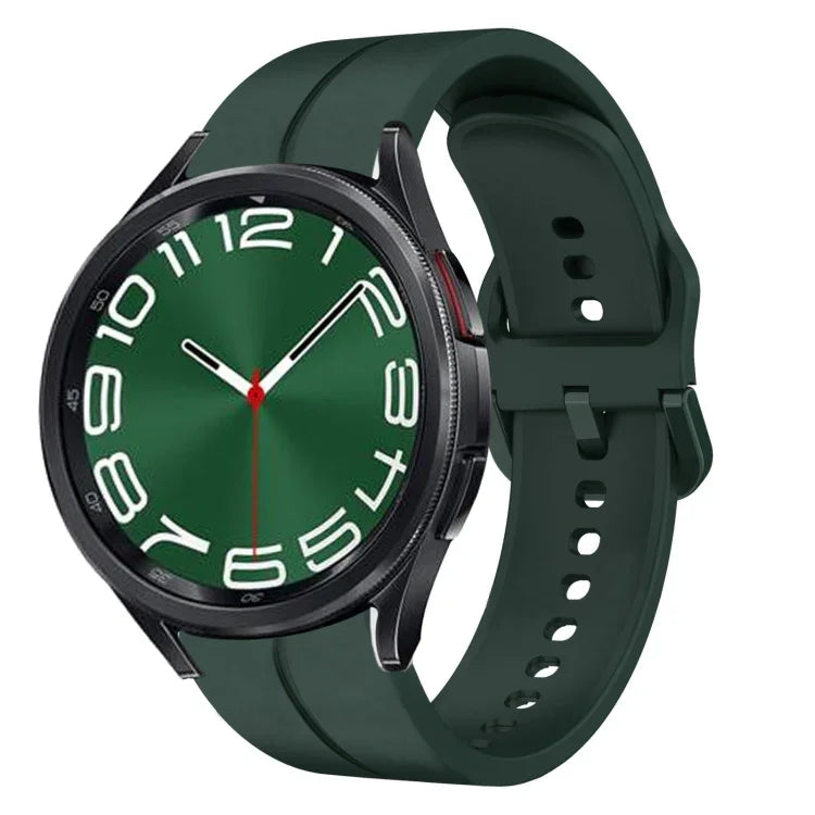 20mm Loop Silicone Watch Band, For Samsung Galaxy Watch 6 40mm, For Samsung Galaxy Watch 6 Classic 43mm