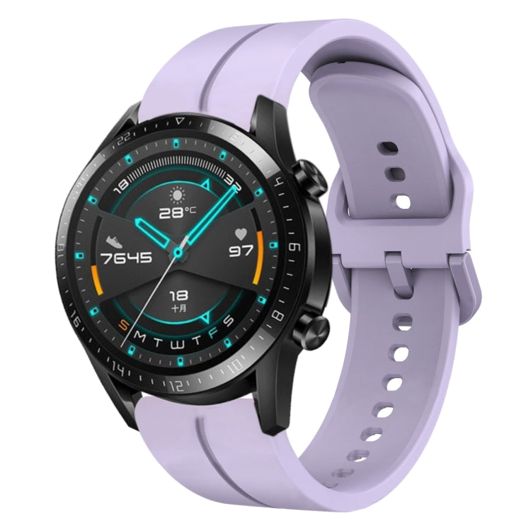 20mm Loop Silicone Watch Band, For Huawei Watch GT3 Pro 43mm, For Huawei Watch GT3 42mm, For Huawei Watch GT2 42mm, For Huawei Watch 2