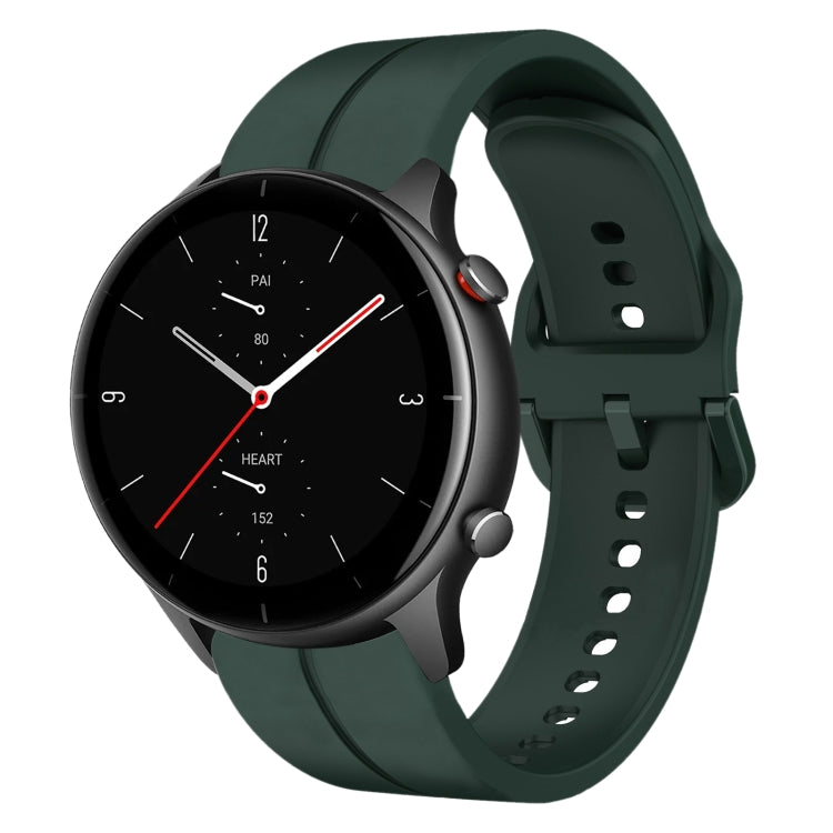 22mm  Loop Silicone Watch Band, For Amazfit GTR 2e, For Amazfit GTR 2, For Amazfit 3, For Amazfit GTR 47mm
