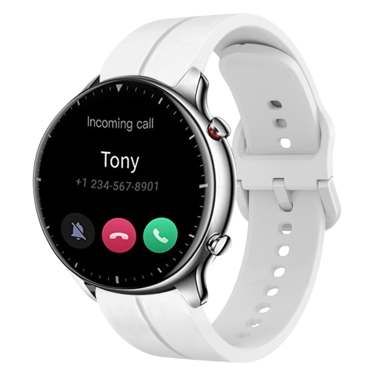 22mm  Loop Silicone Watch Band, For Amazfit GTR 2e, For Amazfit GTR 2, For Amazfit 3, For Amazfit GTR 47mm