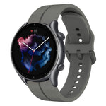22mm  Loop Silicone Watch Band, For Amazfit GTR 2e, For Amazfit GTR 2, For Amazfit 3, For Amazfit GTR 47mm