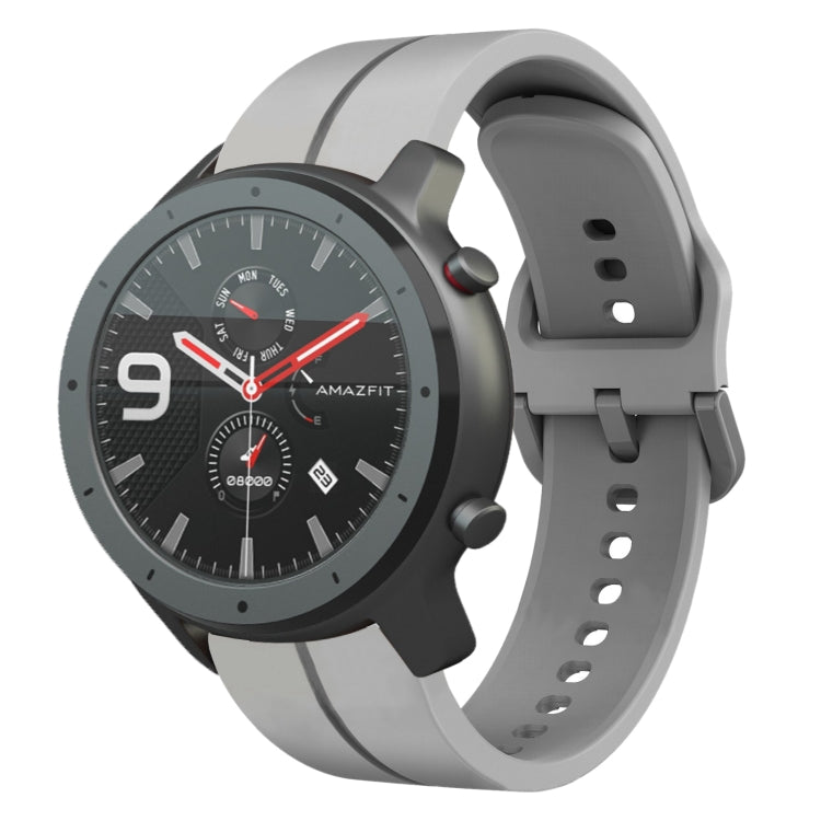 22mm  Loop Silicone Watch Band, For Amazfit GTR 2e, For Amazfit GTR 2, For Amazfit 3, For Amazfit GTR 47mm