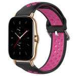 20mm Perforated Breathable Sports Silicone Watch Band, For Amazfit GTS 2 Mini, For Amazfit GTS 2, For Amazfit GTS