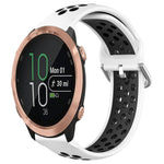 20mm Perforated Breathable Sports Silicone Watch Band, For Garmin Forerunner 245, For Garmin Forerunner 245 Music, For Garmin Forerunner 645