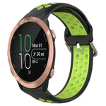 20mm Perforated Breathable Sports Silicone Watch Band, For Garmin Forerunner 645 Music, For Garmin Forerunner Sq2, For Garmin Forerunner Sq2 Music