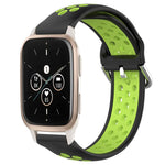 20mm Perforated Breathable Sports Silicone Watch Band, For Garmin Forerunner 645 Music, For Garmin Forerunner Sq2, For Garmin Forerunner Sq2 Music