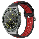 22mm Perforated Breathable Sports Silicone Watch Band, For Huawei Watch GT3 SE, For Huawei Watch GT3 Pro 46mm, For Huawei Watch Buds