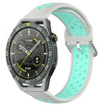 22mm Perforated Breathable Sports Silicone Watch Band, For Huawei Watch GT3 SE, For Huawei Watch GT3 Pro 46mm, For Huawei Watch Buds