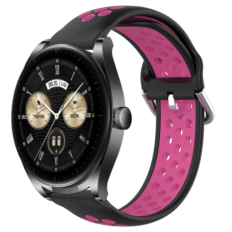 22mm Perforated Breathable Sports Silicone Watch Band, For Huawei Watch GT3 SE, For Huawei Watch GT3 Pro 46mm, For Huawei Watch Buds