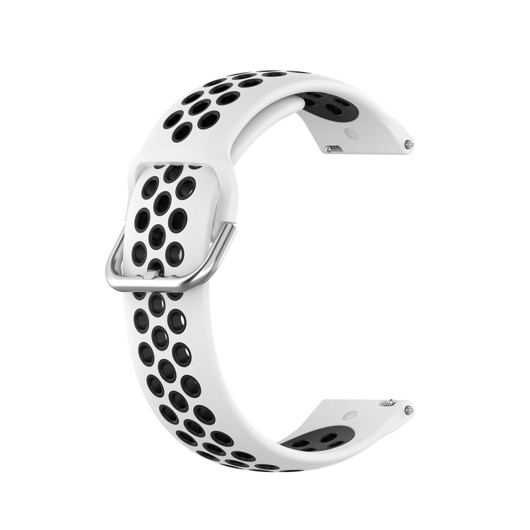 22mm Perforated Breathable Sports Silicone Watch Band, For Amazfit GTR 4, For Amazfit GTR 4 Pro, For Amazfit GTR 3