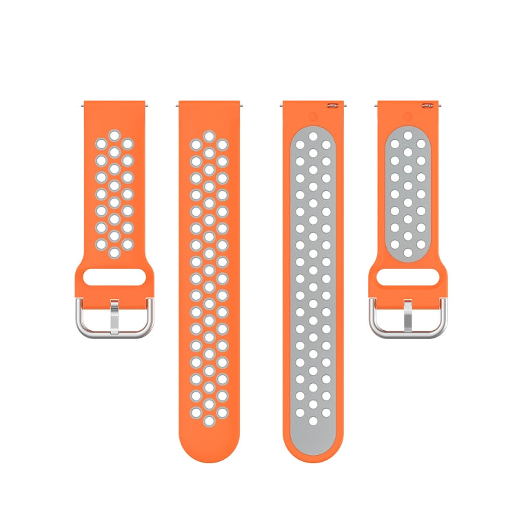 22mm Perforated Breathable Sports Silicone Watch Band, For Amazfit GTR 4, For Amazfit GTR 4 Pro, For Amazfit GTR 3