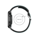 22mm Perforated Breathable Sports Silicone Watch Band, For Amazfit GTR 4, For Amazfit GTR 4 Pro, For Amazfit GTR 3