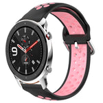 22mm Perforated Breathable Sports Silicone Watch Band, For Amazfit GTR 4, For Amazfit GTR 4 Pro, For Amazfit GTR 3