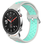 22mm Perforated Breathable Sports Silicone Watch Band, For Amazfit GTR 4, For Amazfit GTR 4 Pro, For Amazfit GTR 3